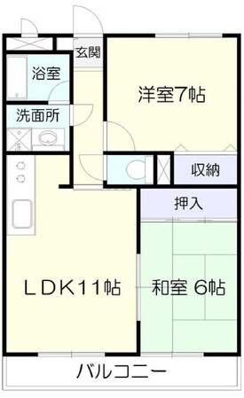 サンハイツ向陽台Ⅰの物件間取画像